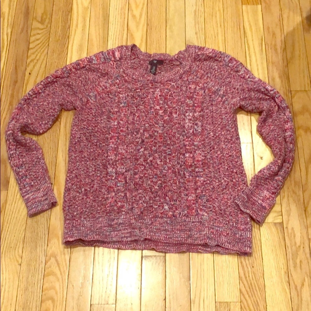 Gap pink crew neck sweater